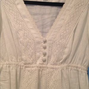 Banana Republic Dresses - White linen dress Banana Republic Dresses - White linen dress